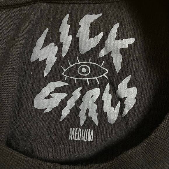 Sick Girls Stay Sick Monster Head Tee Shirt medium - Picture 3 of 3